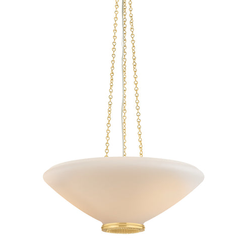 Hudson Valley AWOSTING Pendant in Aged Brass Finish Model: 2322-AGB