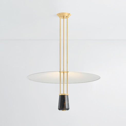 Hudson Valley Barnegat Pendant in Aged Brass Finish Model: 8336-AGB/SWH