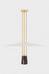 Hudson Valley Barnegat Pendant in Aged Brass Finish Model: 8336-AGB/SWH