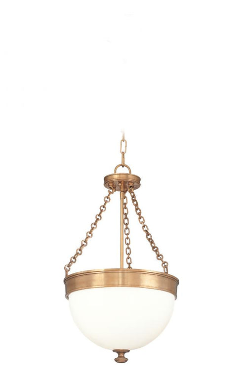 Hudson Valley Barrington 3 LIGHT PENDANT in Historic Bronze Finish Model: 324-HB