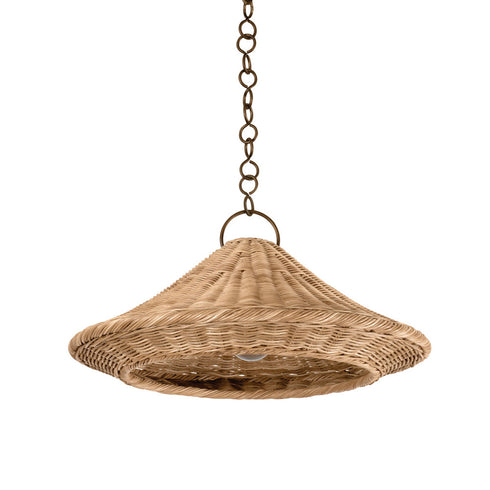 Hudson Valley Baychester Pendant in Bronze Leaf Finish Model: 7422-BRL