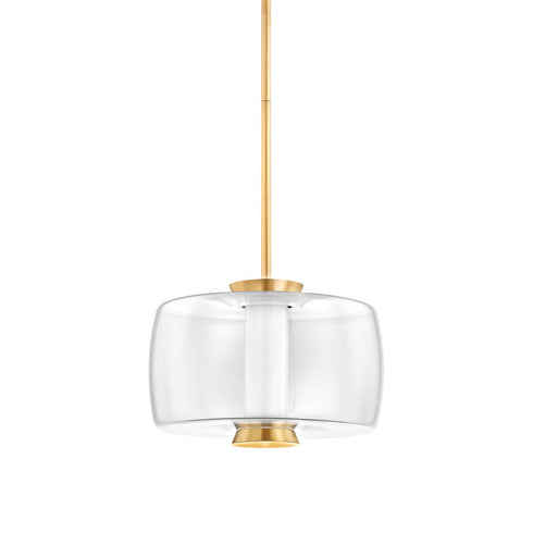Hudson Valley Beau Pendant in Aged Brass Finish Model: 2815-AGB