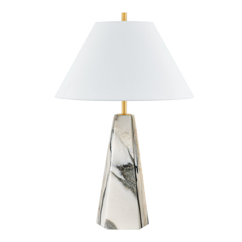 Hudson Valley Benicia Table Lamp in Aged Brass Finish Model: L1328-AGB