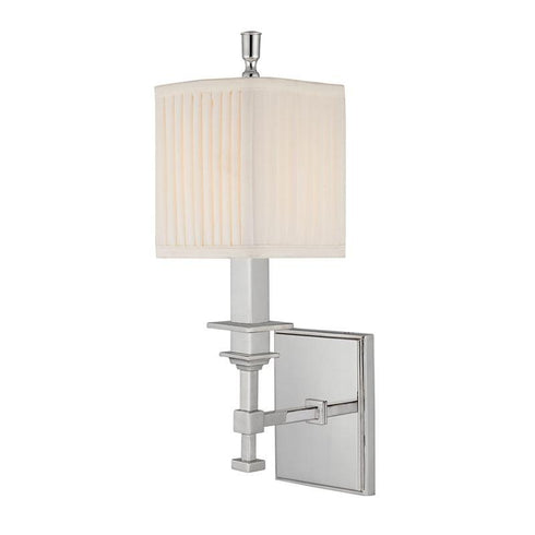Hudson Valley Berwick Wall Sconce in Polished Nickel Finish Model: 241-PN