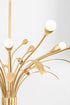 Hudson Valley Bilston Chandelier in Vintage Gold Leaf Finish Model: 1915-VGL