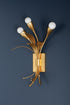 Hudson Valley Bilston Wall Sconce in Vintage Gold Leaf Finish Model: 1903-VGL