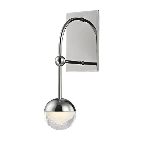 Hudson Valley Boca Wall Sconce in Polished Nickel Finish Model: 1221-PN