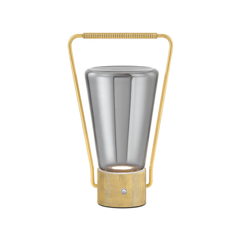 Hudson Valley BOOKER Rechargeable Table Lamp in Aged Brass Finish Model: L2831-AGB