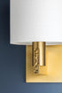 Hudson Valley Brampton Wall Sconce in Aged Brass Finish Model: 2710-AGB