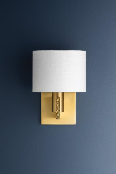 Hudson Valley Brampton Wall Sconce in Aged Brass Finish Model: 2710-AGB