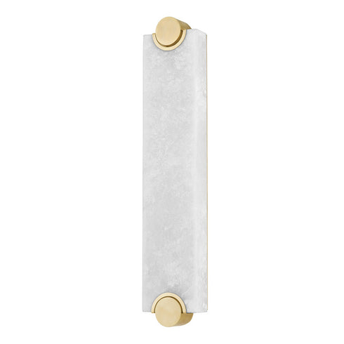 Hudson Valley Brant 1 LIGHT WALL SCONCE in Aged Brass Finish Model: 4625-AGB