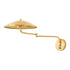 Hudson Valley Brockville Plug In Sconce in Aged Brass Finish Model: 6910-AGB
