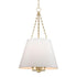 Hudson Valley Burdett 8 LIGHT PENDANT in Aged Brass Finish Model: 6422-AGB