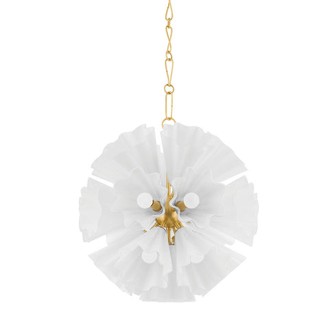 Hudson Valley Capri 22 LIGHT CHANDELIER in Aged Brass Finish Model: 5524-AGB