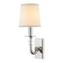 Hudson Valley Carroll 1 LIGHT WALL SCONCE in Distressed Bronze Finish Model: 8400-DB