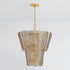 Hudson Valley Cassian Chandelier in Vintage Gold Leaf Finish Model: 7910-VGL