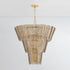 Hudson Valley Cassian Chandelier in Vintage Gold Leaf Finish Model: 7918-VGL