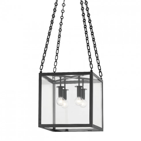 Hudson Valley Catskill Lantern in Aged Iron Finish Model: 4113-AI