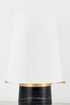 Hudson Valley Central Valley Rechargeable Table Lamp in Aged Brass Finish Model: L4751-AGB
