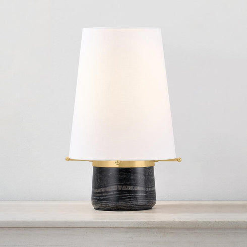 Hudson Valley Central Valley Rechargeable Table Lamp in Aged Brass Finish Model: L4751-AGB