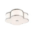 Hudson Valley Chandler 3 LIGHT FLUSH MOUNT in Aged Brass Finish Model: 1216-AGB