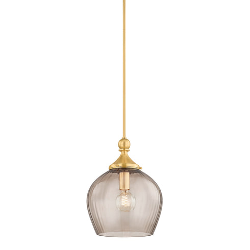 Hudson Valley CHATTON Pendant in Aged Brass Finish Model: 6913-AGB