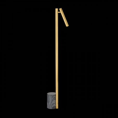 Hudson Valley Circleville Floor Lamp in Aged Brass Finish Model: L9054-AGB