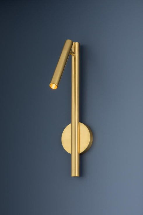 Hudson Valley Circleville Wall Sconce in Aged Brass Finish Model: 9022-AGB