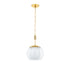 Hudson Valley Clementon Pendant in Aged Brass Finish Model: 7310-AGB