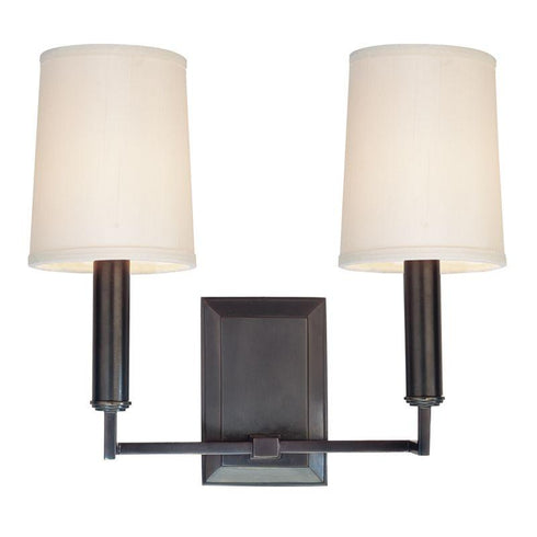 Hudson Valley Clinton 2 LIGHT WALL SCONCE in Old Bronze Finish Model: 812-OB