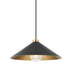 Hudson Valley Clivedon 1 LIGHT PENDANT in Aged Brass Finish Model: MDS1402-AGB/DB