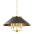 Hudson Valley Clivedon 5 LIGHT CHANDELIER in Aged Brass Finish Model: MDS1403-AGB/DB