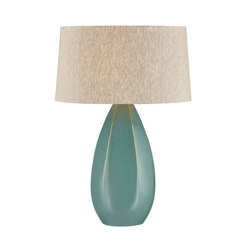 Hudson Valley COLWYN Table Lamp in Aged Brass Ceramic Celadon Wash Finish Model: L7730-AGB/CNW