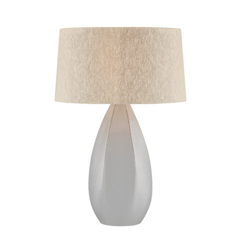 Hudson Valley COLWYN Table Lamp in Aged Brass Ceramic Dove White Finish Model: L7730-AGB/CVW