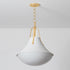 Hudson Valley Coventry Pendant in Vintage Gold Leaf Finish Model: 4516-VGL/WP