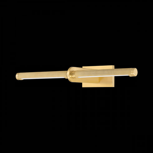 Hudson Valley Deptford Picture Light in Aged Brass Finish Model: 7218-AGB