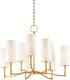 Hudson Valley Dillon 9 LIGHT CHANDELIER in Aged Brass Finish Model: 369-AGB