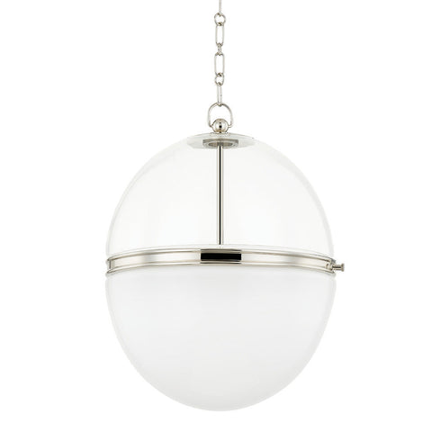 Hudson Valley Donnell 1 LIGHT PENDANT in Aged Brass Finish Model: 3821-AGB