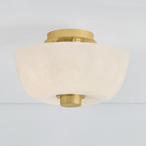 Hudson Valley Dove Flush Mount in Aged Brass Finish Model: 5215-AGB