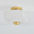 Hudson Valley Dove Flush Mount in Aged Brass Finish Model: 5215-AGB