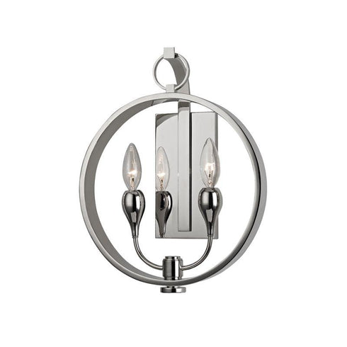 Hudson Valley Dresden Wall Sconce in Polished Nickel Finish Model: 6702-PN