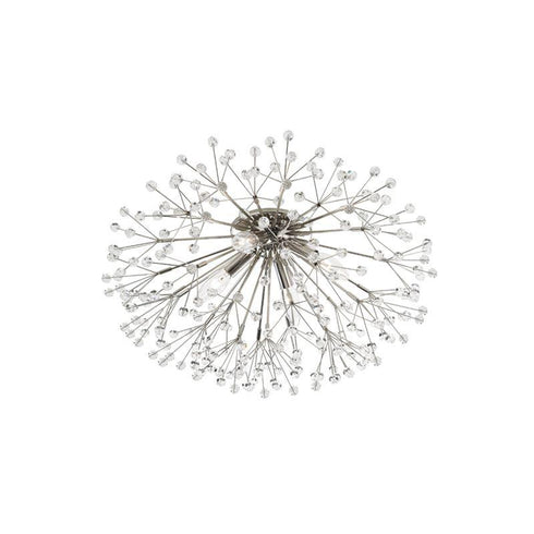 Hudson Valley Dunkirk 4 LIGHT FLUSH MOUNT in Polished Nickel Finish Model: 6000-PN