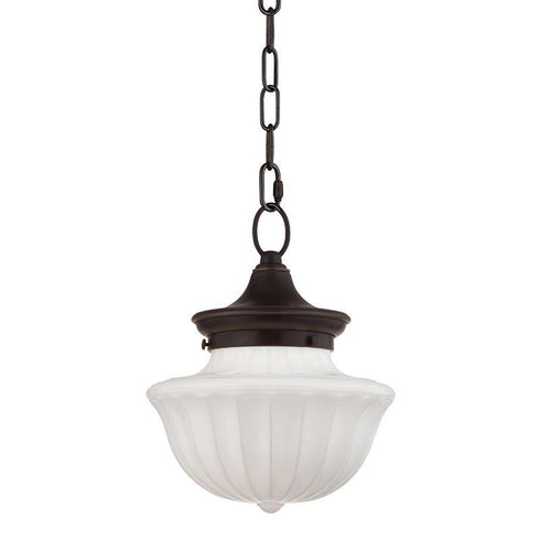 Hudson Valley Dutchess 1 LIGHT SMALL PENDANT in Old Bronze Finish Model: 5009-OB