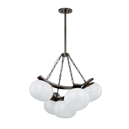Hudson Valley Duxbury Chandelier in Aged Brass Finish Model: 2105-AGB