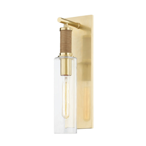 Hudson Valley Eastchester 1 LIGHT WALL SCONCE in Aged Brass Finish Model: 2618-AGB