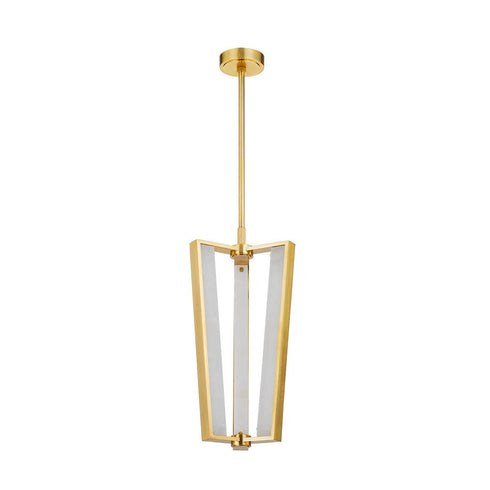 Hudson Valley Edgemere Pendant in Aged Brass Finish Model: 4053-AGB