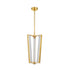Hudson Valley Edgemere Pendant in Aged Brass Finish Model: 4053-AGB