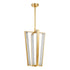 Hudson Valley Edgemere Pendant in Aged Brass Finish Model: 4054-AGB
