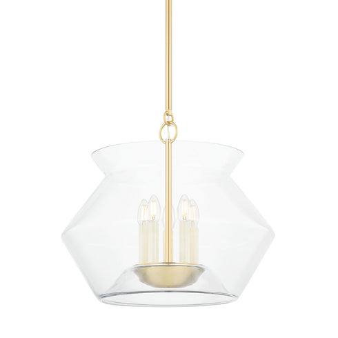 Hudson Valley Edmonton 5 LIGHT LANTERN in Aged Brass Finish Model: 8121-AGB