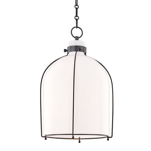 Hudson Valley Eldridge 1 LIGHT B PENDANT in Old Bronze Finish Model: 7314-OB